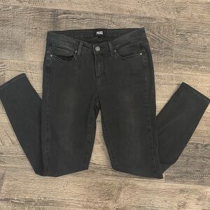 PAIGE - Black Verdugo Ankle Skinny Jeans
